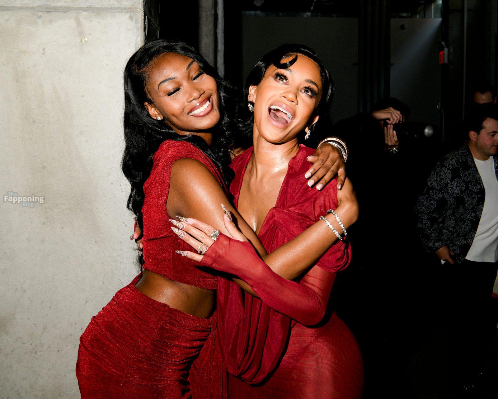 saweetie-big-breasts-ass-red-dress-nyfw-008-the-fappening-pics_